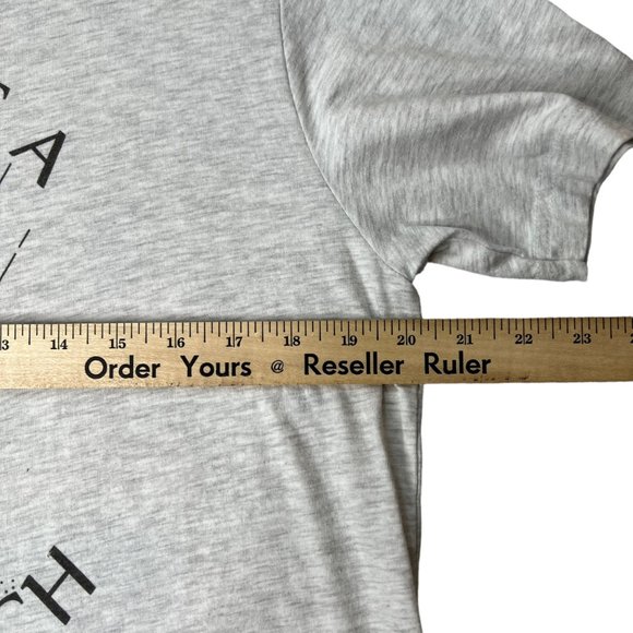 Bella Canvas Shirt Womens Large Gray Heathered Dont Be Salty Crewneck Tee - Picture 4 of 10